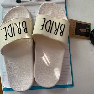 Rae Dunn BRIDE sandals - unworn